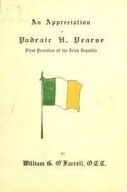 Cover of: An appreciation of Padraic H. Pearse