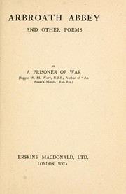 Cover of: Arbroath Abbey, and other poems by Watt, W. M.