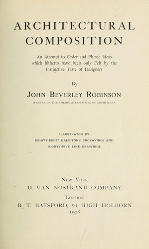 Architectural composition by Robinson, John Beverley
