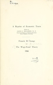 [A  refutation of] the wage-fund theory, 1866 cover