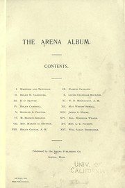 Cover of: The Arena album by 