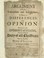 Cover of: An argument for toleration and indulgence in relation to differences in opinion