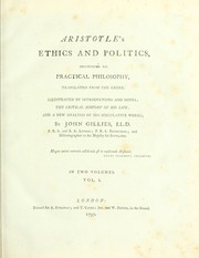 Cover of: Aristotle's Ethics and politics by Aristotle, Aristotle