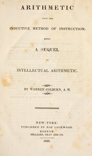 Cover of: Arithmetic upon the inductive method of instruction by Warren Colburn