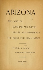 Cover of: Arizona by Black, John A.