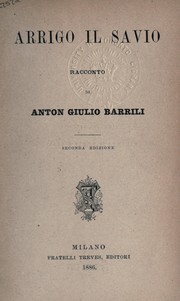 Cover of: Arrigo il Savio