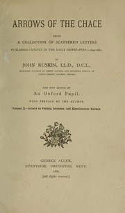 Cover of: Arrows of the chace: being a collection of scattered letters published chiefly in the daily newspapers, 1840-1880