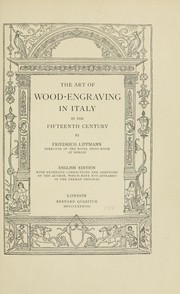 Cover of: The art of wood-engraving in Italy in the fifteenth century