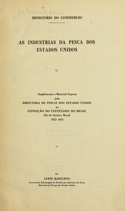 Cover of: As industrias da pesca dos Estados Unidos