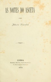 Cover of: As noites do asceta