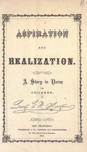 Cover of: Aspiration and realization by George G. W. Morgan, George G. W. Morgan