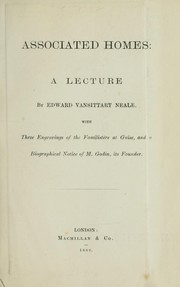 Cover of: Associated homes by Edward Vansittart Neale