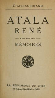 Cover of: Atala: Rene: Extraits des mémoirs