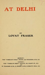 Cover of: At Delhi by Lovat Fraser