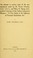 Cover of: An attempt to correct some of the misstatements made by Sir Victor Horsley ... and Mary D. Sturge, M.D.