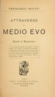 Cover of: Attraverso il Medio Evo: studi e ricerche.