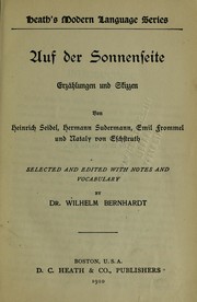 Cover of: Auf der Sonnenseite: Erzählungen und Skizzen