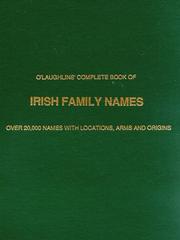 Cover of: The Complete Book of Irish Family Names by Michael C. O'Laughlin