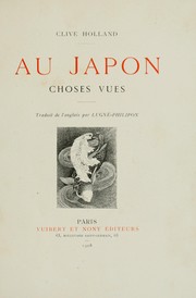 Cover of: Au Japon choses vues.