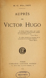 Cover of: Auprès de Victor Hugo