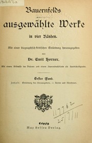 Cover of: Ausgewählte Werke