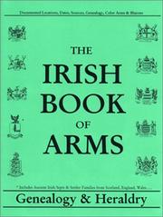 Cover of: Irish Book of Arms Genealogy Heraldry