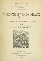 Cover of: Ausone et Bordeaux by Camille Jullian