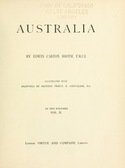 Cover of: Australia by Edwin Carton Booth