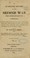 Cover of: An authentic history of the second war for independence