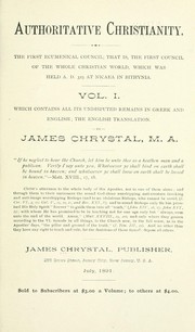 Cover of: Authoritative Christianity. by James Chrystal