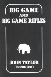 Cover of: Big Game and Big Game Rifles