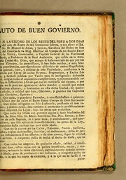 Auto de buen govierno by Peru (Viceroyalty). Viceroy (1761-1776 : Amat)