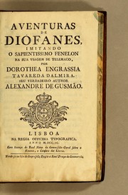 Cover of: Aventuras de Diofanes, imitando o sapientissimo Fenelon na sua viagem de Telemaco