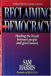 Cover of Reclaiming our democracy