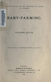 Cover of: Baby-farming by Benjamin Waugh