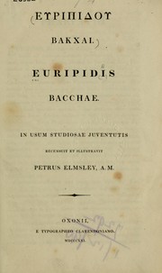 Bacchae by Euripides