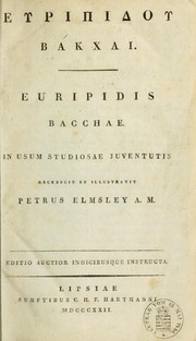 Cover of: Bacchai. by Euripides