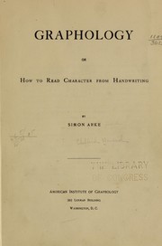 Cover of: Graphology by Howard, Clifford