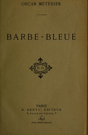 Cover of: Barbe-bleue