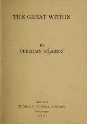 Cover of: The great within