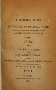Cover of: Bādshāh nāmah