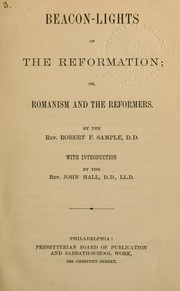 Cover of: Beacon-lights of the Reformation by Robert F. Sample
