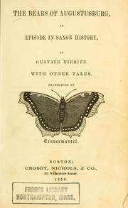 Cover of: The bears of Augustusburg