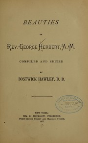 Cover of: Beauties of Rev. George Herbert, A. M.