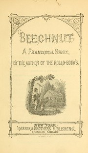 Cover of: Beechnut.: A Franconia story