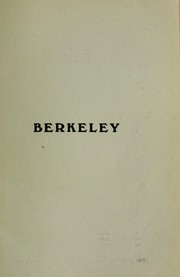 Cover of: Berkeley: choix de textes, avec étude du système philosophique