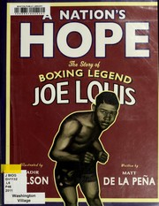Cover of: Joe Louis: a nation's hope