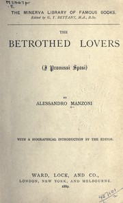 Cover of: The bethrothed lovers by Alessandro Manzoni