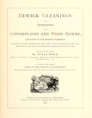 Bewick gleanings by Julia Boyd