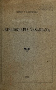 Cover of: Bibliografia Vasariana.